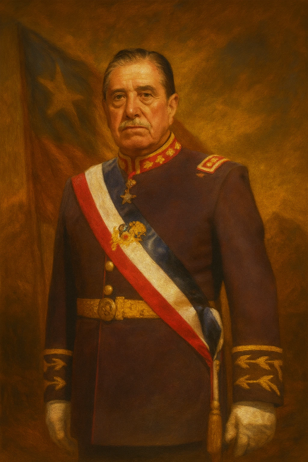 Retrato de Augusto Pinochet Ugarte