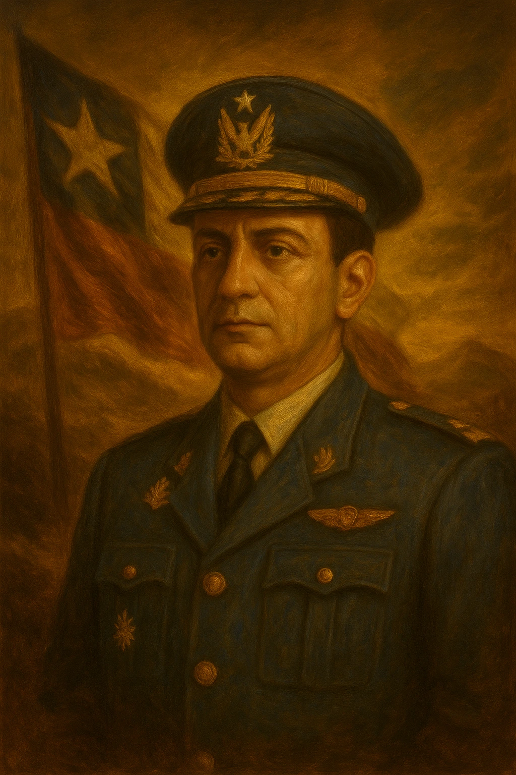Retrato de Gustavo Leigh Guzmán