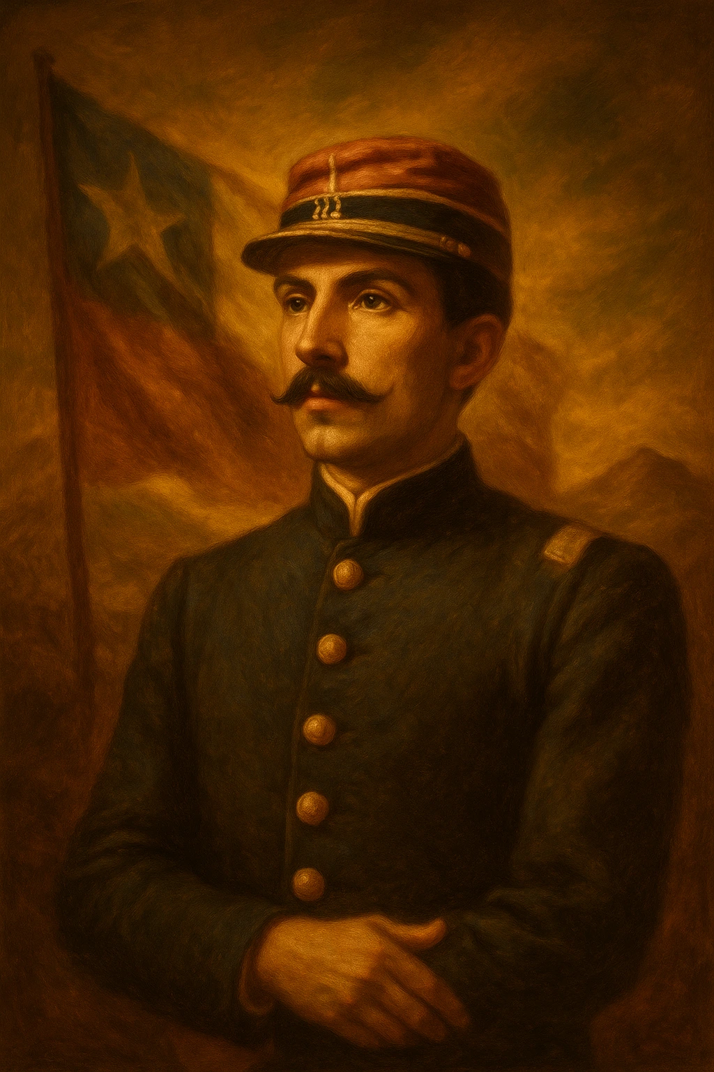 Retrato de Ignacio Carrera Pinto