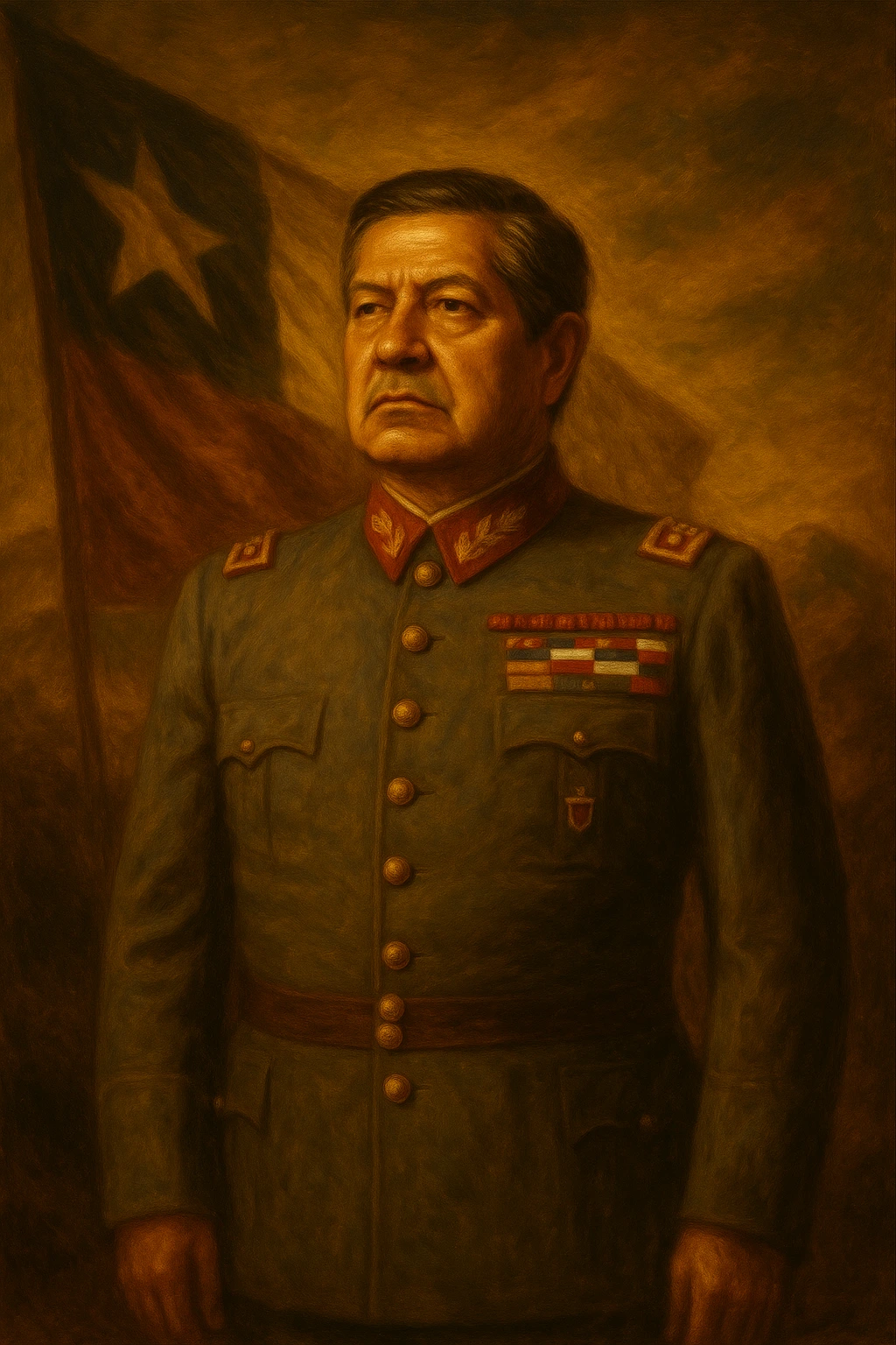 Retrato de Manuel Contreras Sepúlveda
