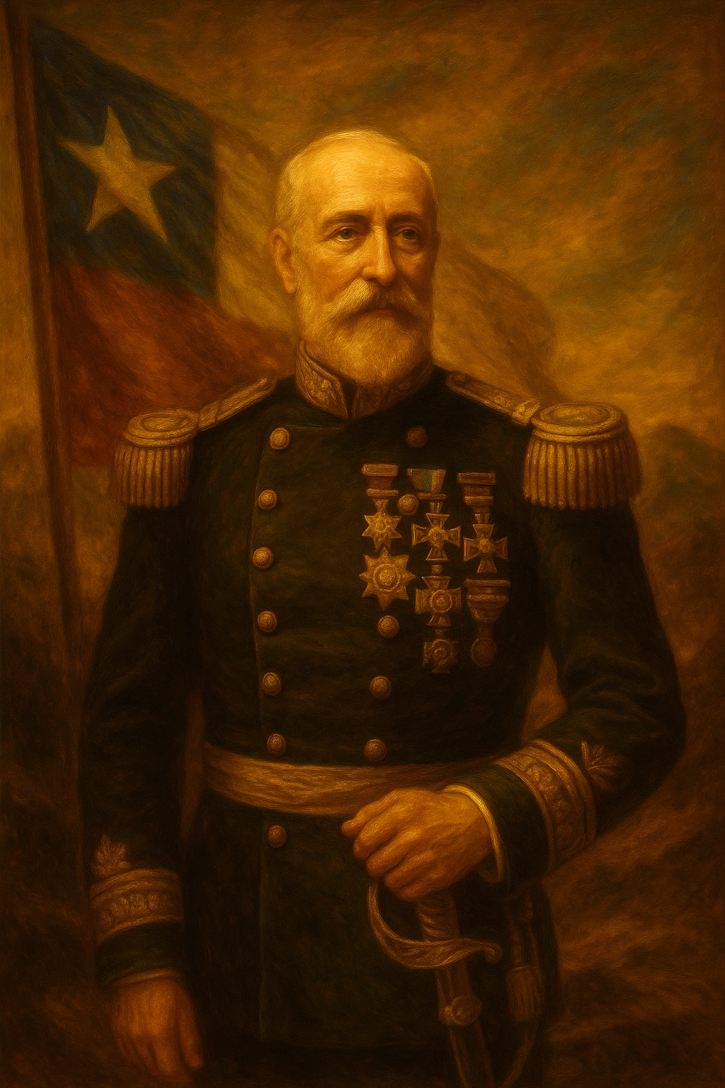 Retrato de Santiago Amengual Balbontín