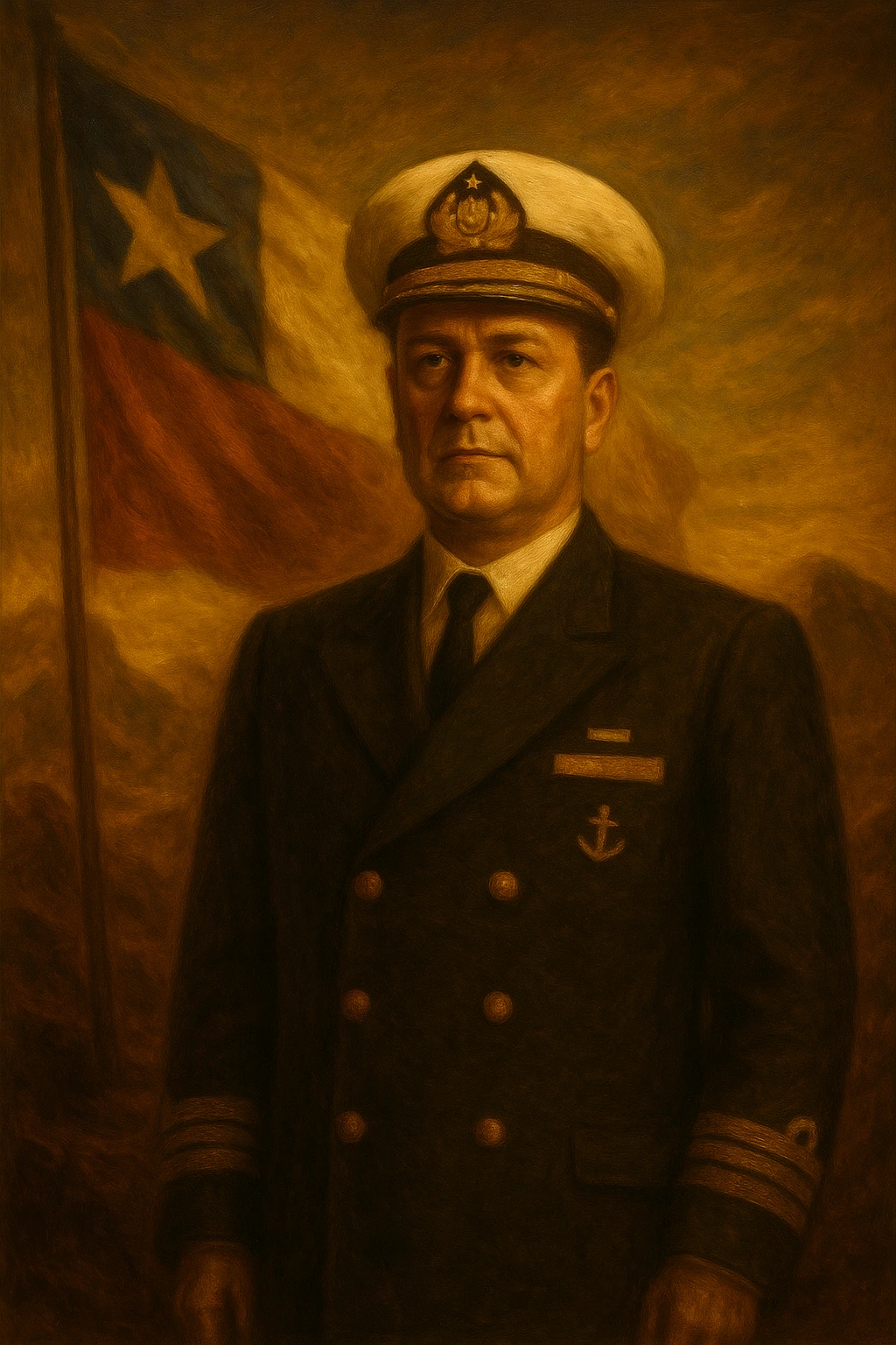 Retrato de Sergio Huidobro Justiniano
